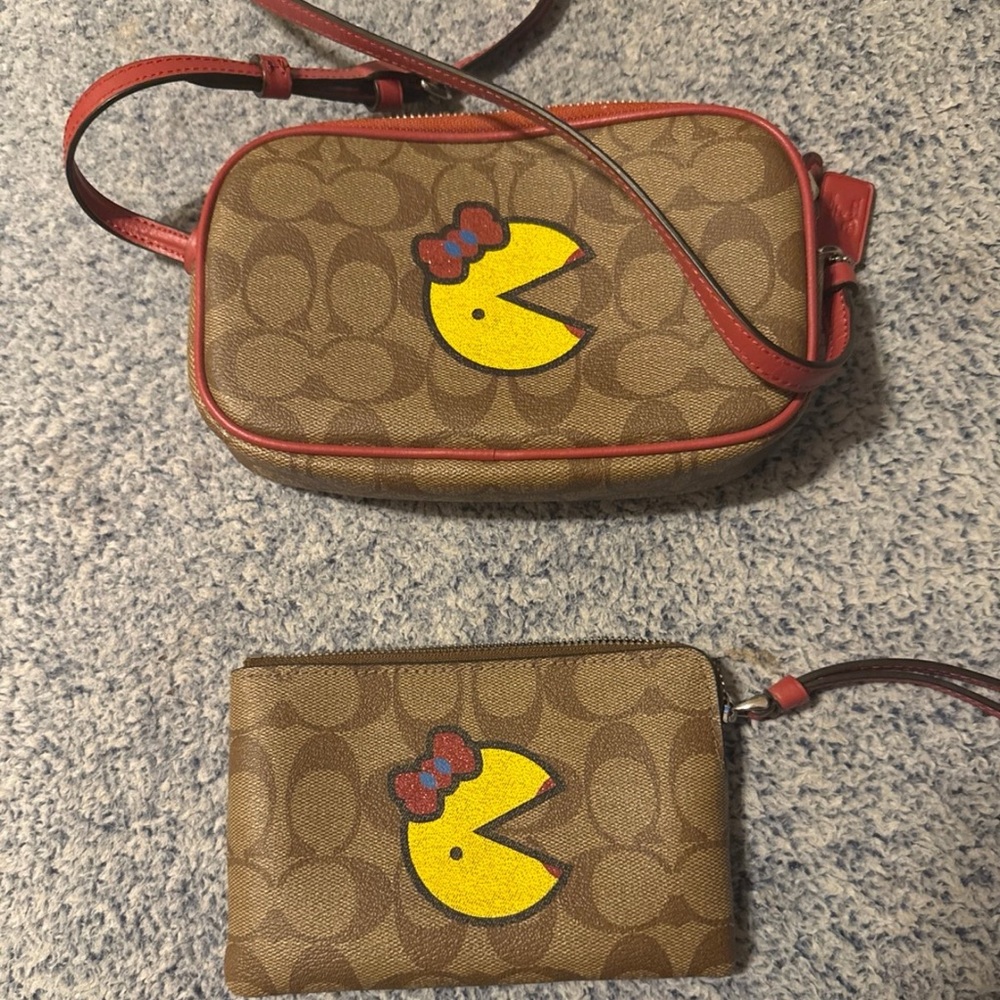 Coach X PAC man crossbody and wristlet